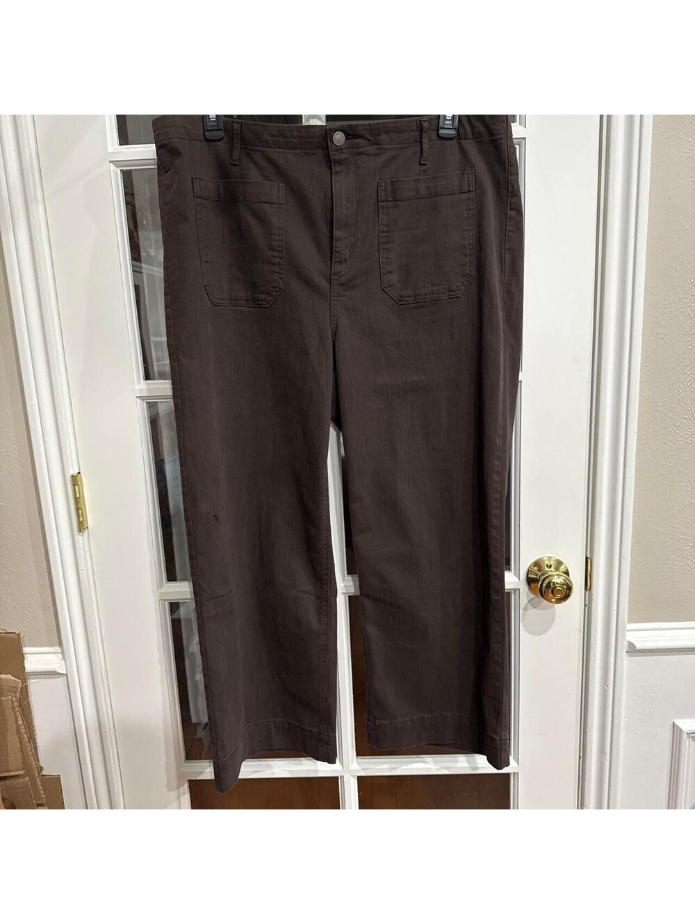 Code Bleu High Rise Wide Leg Utility Pants